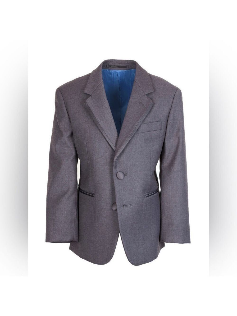 Dark Grey Tuxedo Jacket Charcoal Steel Gray Cardi International Kids 7 14 16
